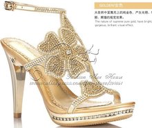 Floral fashion rome sandals,high-heeled,Handmade bordered rhinestone sheepskin gladiator sandal,women crystal shoe&Free shipping