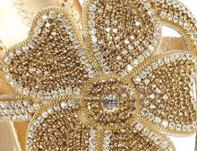 Floral fashion rome sandals high heeled Handmade bordered rhinestone sheepskin gladiator sandal women crystal shoe Free
