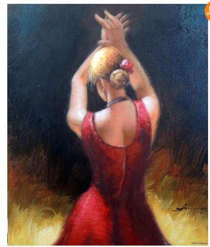 women flamenco dancer