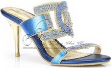 Letter Checkered fashion sandals,high-heeled,Handmade border rhinestone sheepskin slides,women crystal shoes&Free shipping