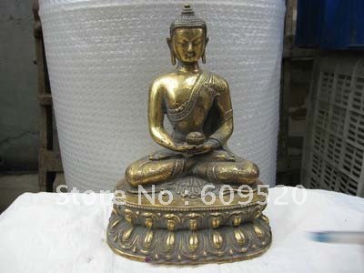  Old Tibet bronze statues collection of the Medicine Buddha statues