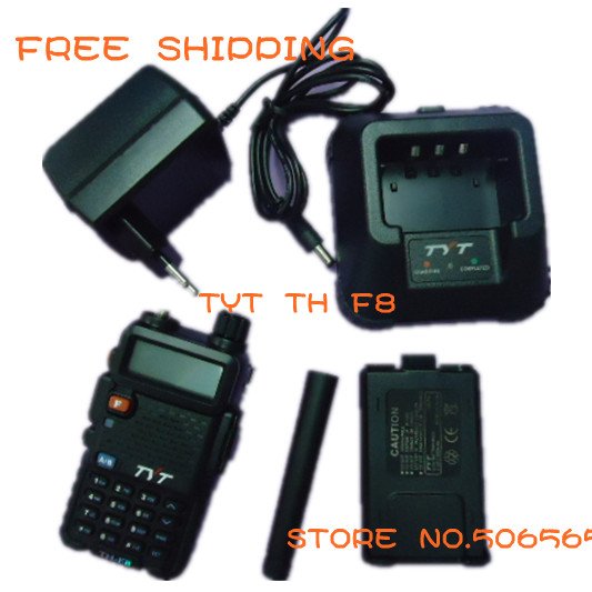 Free Shipping TYT TH F8 Two Way Radio Walkie Talkie Handheld Transceiver