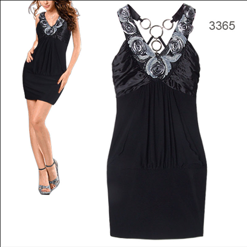 Black Spaghetti Dress