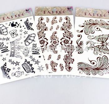 Waterproof Body Makeup on Tattoos Tattoo Stickers For Body Art Painting Waterproof New Designs