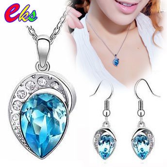Affordable Wedding Jewelry Sets on Cheap Jewelry Store   Hot Selling Elements Crystal Necklace