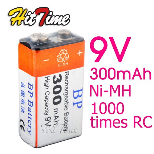 Купить БП 9В 9 вольт ni-mh аккумулятор 300mah #2989 в интернет-магазине ...