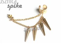 Gold spike ear cuff