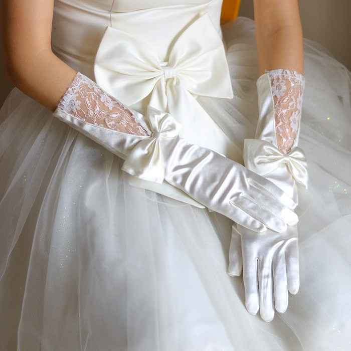 Bride With Gloves