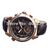 New Style Men's Black Dial Rose Golden Case Auto Mechanical Date Day Tourbillon Mens Wrist Watch Gift Wholesale Price FL00014