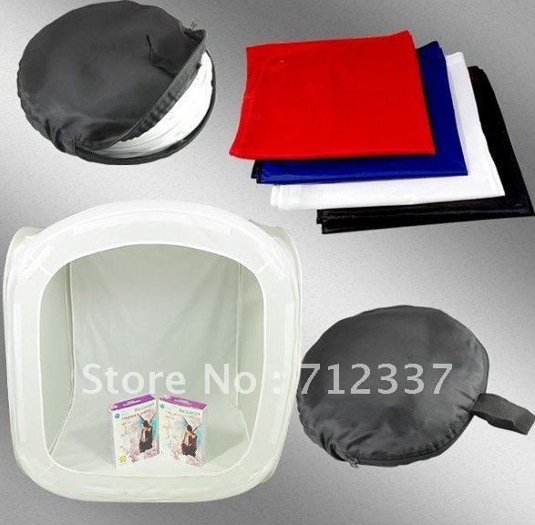 19 50cm Light Photo Cube Soft Box 4 Color Backdrops Photographic equipment for Camera Photo