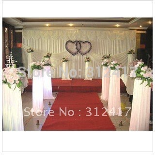 Wholesale Wedding Decorations on Wedding Backdrop With Swag   Wedding Background Decorations  Wedding