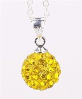 Fashion Jewelry Shamballa Necklace New Tresor Paris Allure CZ Disco Ball Bead SBP019 W E 351