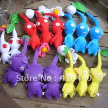 14pcs Nintendo Pikmin Flower Leaf Bud Plush Toy Lovely Gift For Kids Free shipping