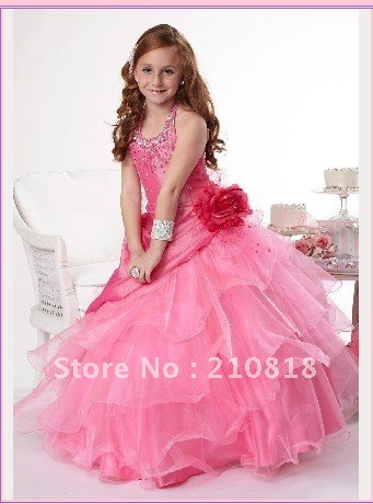 Line Dress on Dress Wedding Banquet Pink Tulle A Line Dress No 302 Free Shipping