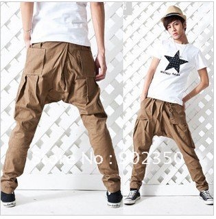 Khaki Harem Trousers