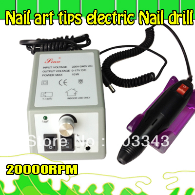 UK Plug One Piece as minimum order Electric Nail Drill for Nail Art Manicure