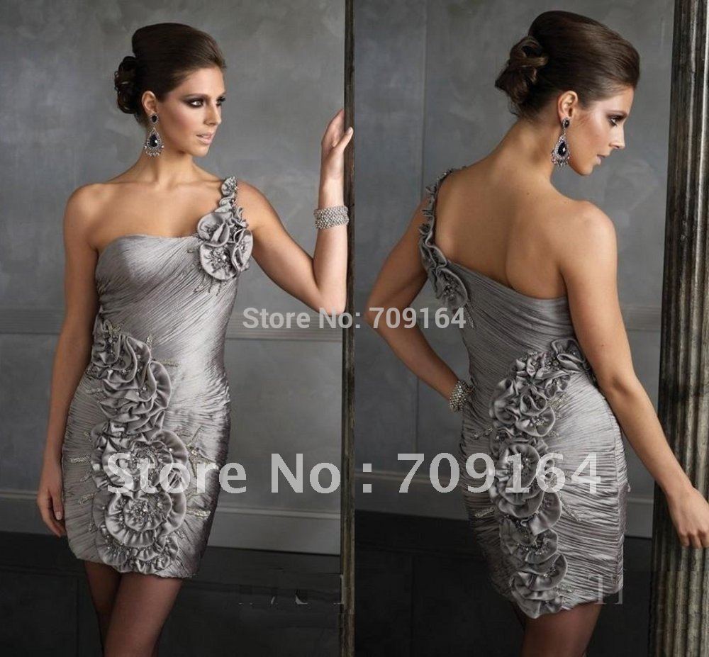 Silver Cocktail Dress