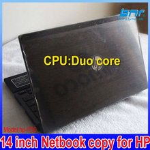 Cheap price 14 inch notebook laptop with Intel Atom 1 8Ghz processor 2GB RAM 320GB HDD