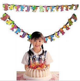 Birthday Party Banners on Happy Birthday Word Banner Party Decoration Birthday Party Supplies