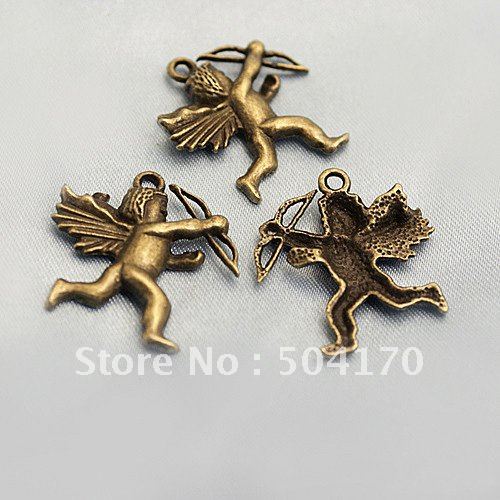 26 26mm Cupid Fashion DIY Bracelet Finding Jewelry Spacers 300pcs lot Wholesale CXY190