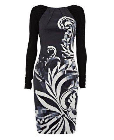 White Pencil Dress on Pencil Dress Dm096 Women S Evening Dresses Printed Black White