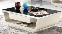korean style high glossy coffee table,modern glass coffee table, modern metal glass tea table(China (Mainland))