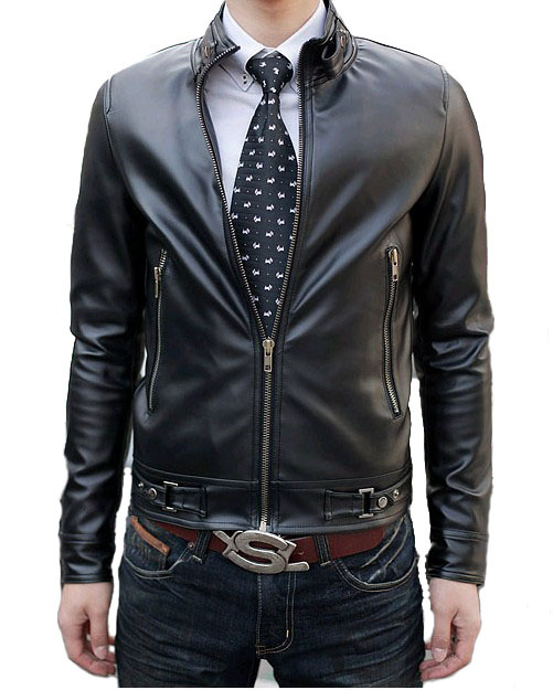 Classic Fashion on Aliexpress Com   Buy 2012 Fashion Classic Men S Pu Leather Coat Jacket