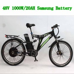 Wholesale Cheap ! Cute Harley! 48V 1000W Electric Bike with 48V 10Ah Li-ion Bottom Discharge Battery(China (Mainland))