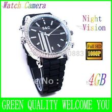 4GB Q8 1080P IR infrared Night Vision Waterproof Wristwatches Consumer Electronics Camera & Photo Video Free Shipping