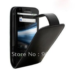 Genuine Leather Case For Motorola Atrix 4G MB860 ME860 MOQ 1PCS Freeshipping(China (Mainland))