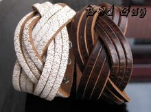 sl037/leather bracelet,high quality cowhide,vintage classic cowhide bracelet,Gothic  Style,fashion jewelry,100% genuine leather