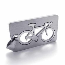 Free Shipping Fashion jewelry Quadrate Bicycle Pendant 316L Stainless Steel Necklaces Mens Necklaces Couple Necklaces 05537