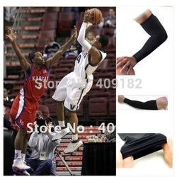 5 Colors-- Top Hot Boy Basketball Sport Stretch Protector Sleeve Arm Guard Long Sleeves(China (Mainland))