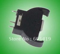 4000 pieces per lot,  CR2032 button battery holder, Vertical Through Hole Mount Holder(CR2032-5ER)