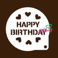 Order Birthday Cakes Online on Free Shipping Happy Birthday Cake Stencil Designs Dia 3 Cake Tools 15