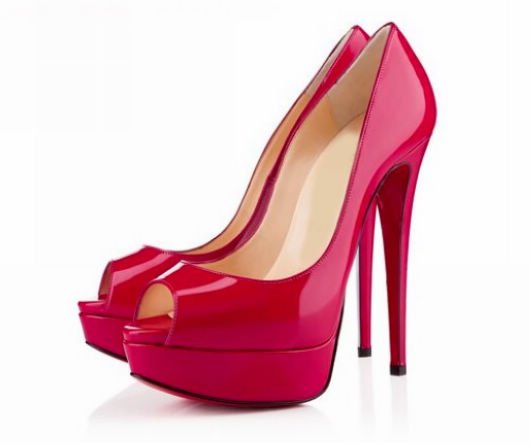 Brand red high heels lady peep platform pumps woman high heel shoes genuine leather صور شوزات و احذية بكعوب عالية high heels shoes حديثة