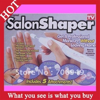 Salon Shaper Nail Shaper 5 in 1 Manicure Pedicure Nail Trimming Kit As Seen