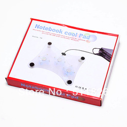 Free shipping New Laptop Notebook Cooler Pad with 3 Fans//8507(China (Mainland))