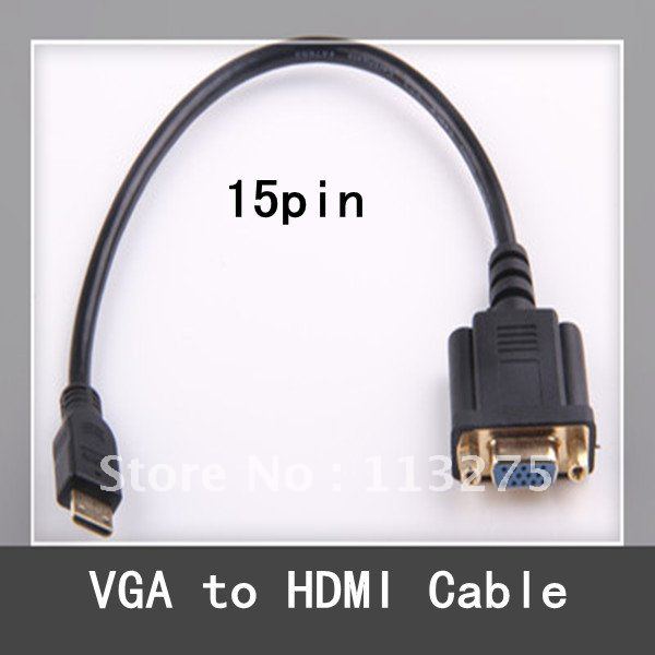 Hdmi Male To Vga Female Adapter Cable