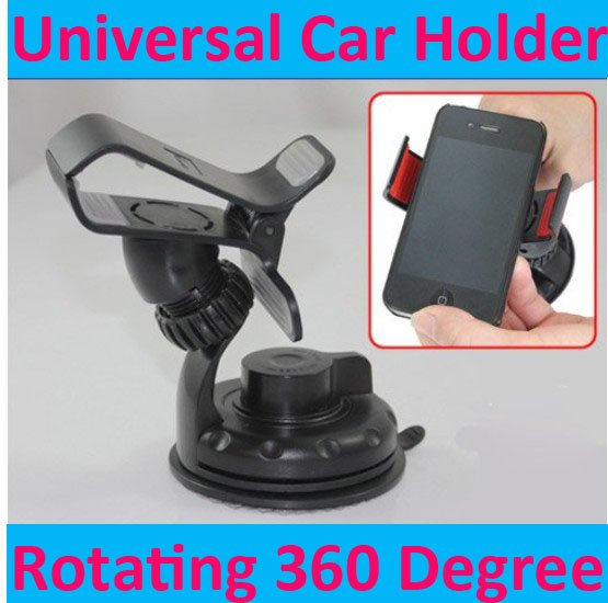 Car Universal Holder Mount Stand for mobile phone /GPS/MP4 Rotating ...