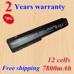 Hot + new 12 Cell Laptop battery for HP Pavilion DV7 DV7Z DV7T HSTNN-C50C HSTNN-DB75 HDX18 black +gift(China (Mainland))