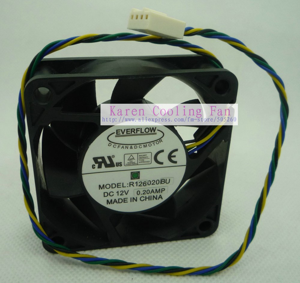 Купить everflow 6020 12v 0.2a Вентилятор охлаждения r126020bu в ...