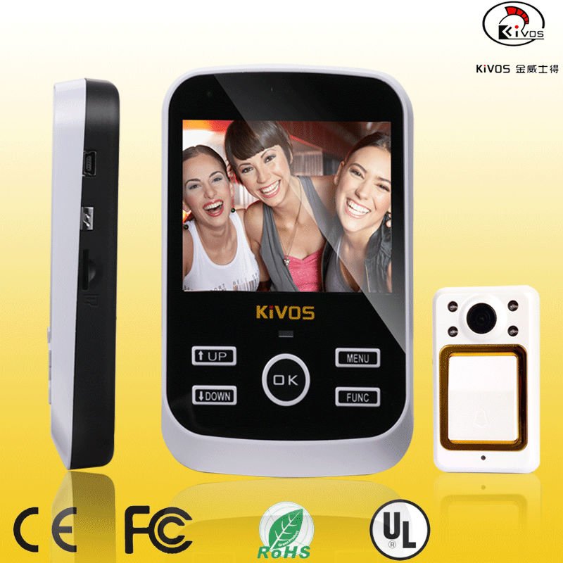 Купить видео глазок двери камеры кошачий глаз 3,5 дюймовый lcd 300, 000 ...