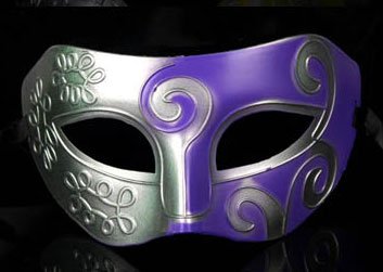 Purple Venetian Masks