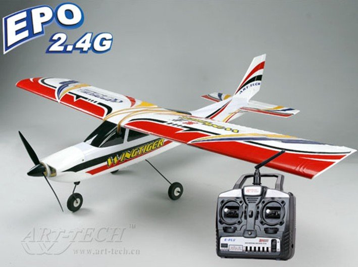 Art tech Wing tiger trainer V2 500class EPO trainer RTF 2 4G 4CH RC model aircraft