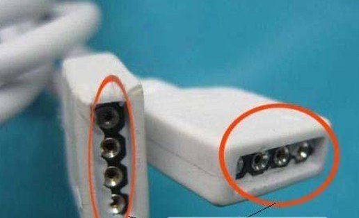 Купить 1 м белой 4pin расширение провода привели, rgb ленты, под кабель ...