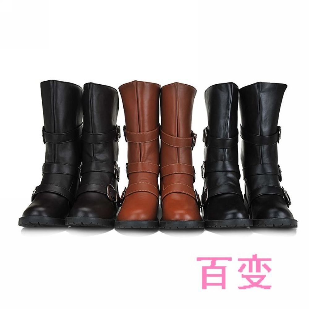 Ankle Buckle Boots