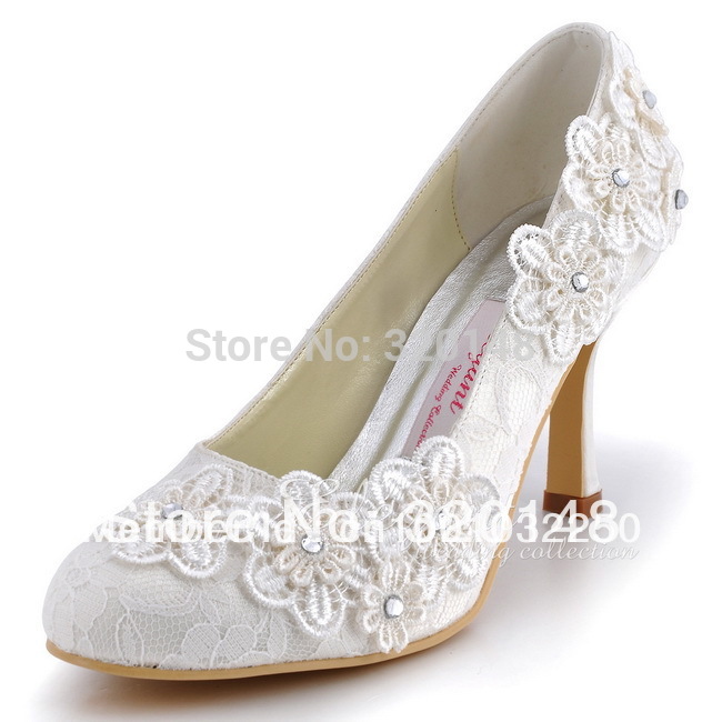 ivory bridal shoes 3 inch heel