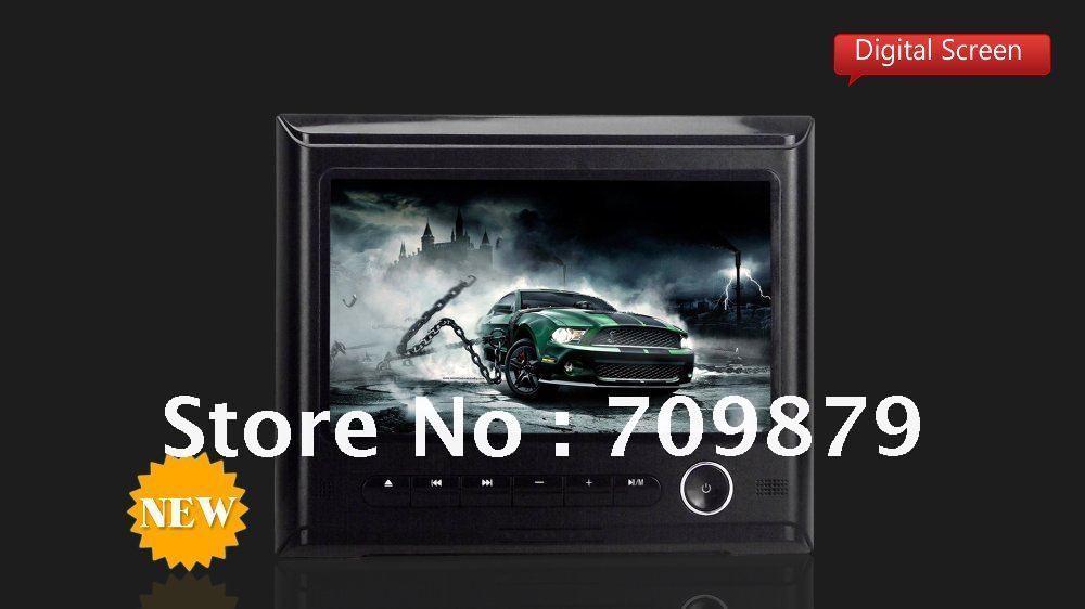 9 inch HD screen tablet car DVD player+DVD disc,video/music play,digital TV,FM,IR,SD,USB+ Car Mount Bracket Headrest DVD Player(China (Mainland))