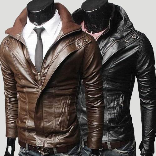 Faux Leather Jackets For Men Photo Album - Reikian